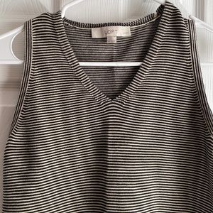 LOFT striped knitted tank